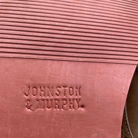 Johnston & Murphy Men\'s Sheepskin Tan Suede Wingtip Oxford Size 9M 20-32… main image 6